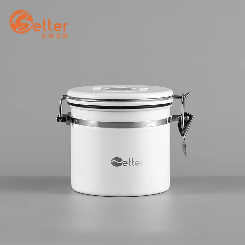 Wholesale Airtight Canister Sugar Food Coffee Bean Tea Stainless Steel Canister