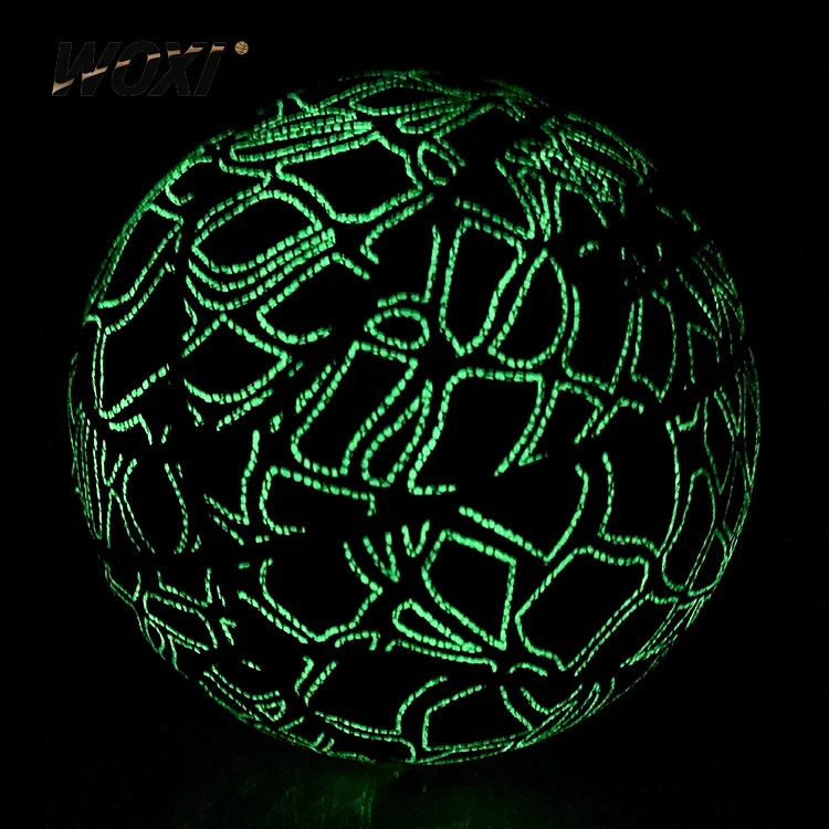 Basketball Glowing Fluorescent Laminated PU and Rubber Training Ball Add Your Logo Basket Ball