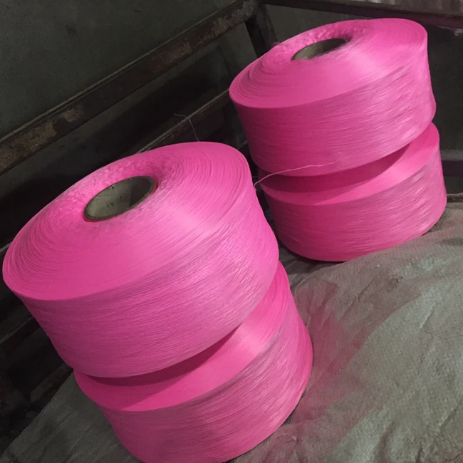 China Factory Supply PP Benang Multifilamen Colorful 1000D FDY PP Multifilament Yarn