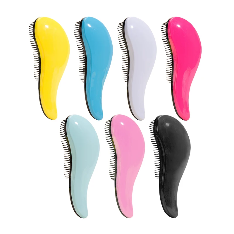 TT Handle Comb Anti-static Massage Hair Brush Tangle Detangle Shower Massage Hairbrush Wet Dry Bristles Handle Tangle Curly comb