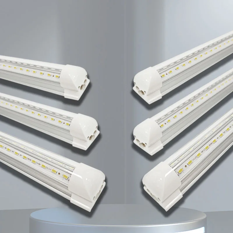 can connect max 4 of these 8ft led tubes V Shape Clear Cover Hight Output  Linkable Lights