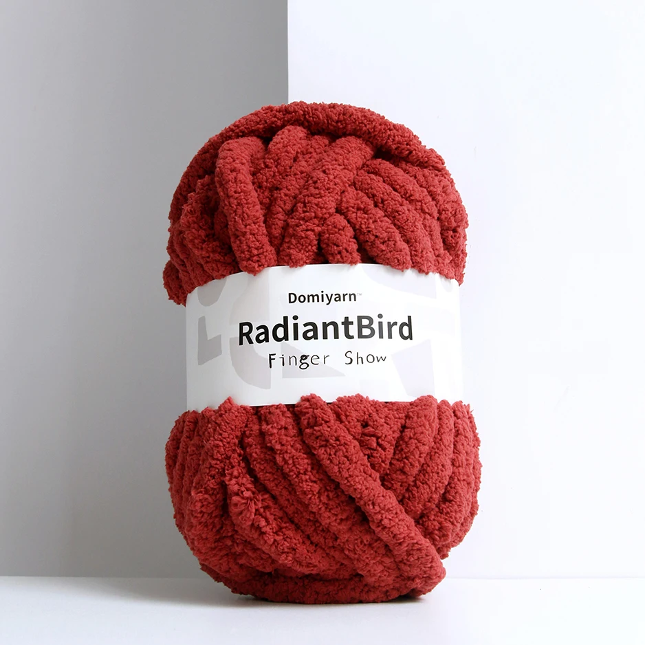 Finger Show 226g/256m Factory Price Chenille Yarn Crochet for Blanket Kennel Mat