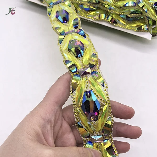  Модная 3d-одежда на заказ цепочка для обвязки с помощью утюга украшения из горного хрусталя горячей фиксацией (принимаются