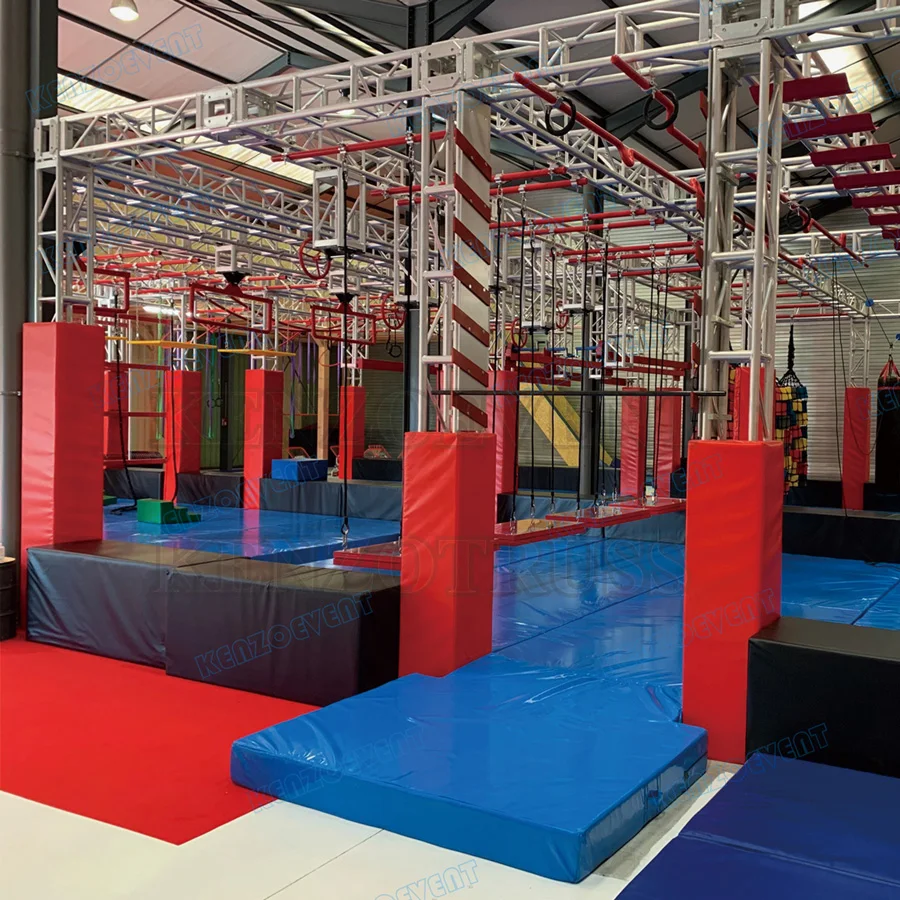 Outdoor and indoor portable american ninja warrior obstacle course