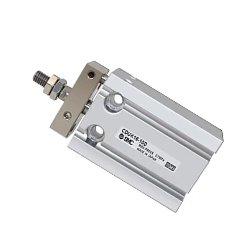SMC cylinder CDUK25/32 series rod non rotating with end plate double acting compact free installation cylinder