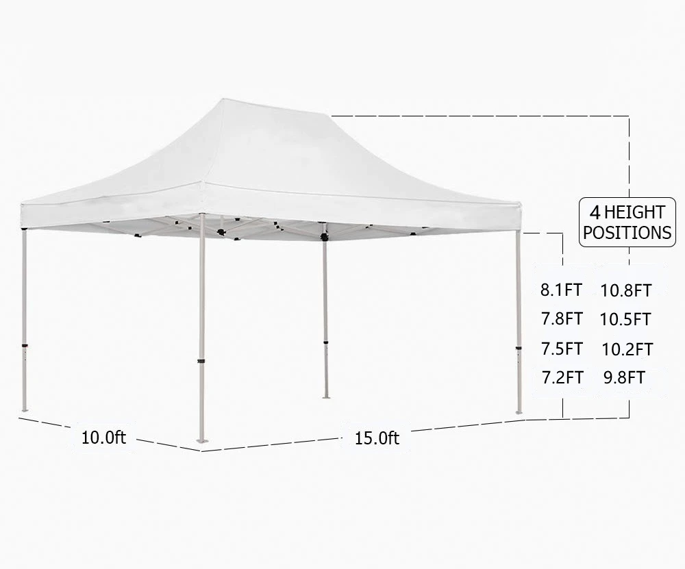 
High Quality druable Alu Frame Tent For Trade Show Folding Advertising Commercial canopy tent 