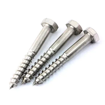 Винт из углеродистой стали DIN571 с шестигранной головкой под заказ