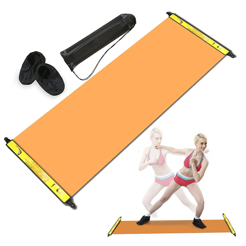 Amazon Top Seller Manufacturer Price Portable Body Slide Board Workout Speed Skating Training Fitness Sliding Board Glide Mat