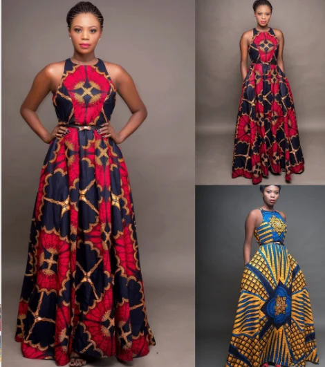 Styles Africa Clothing Fashion female wholesale South Africa Women 2022 Kente Cloth for Woman Vintage kitenge dress African