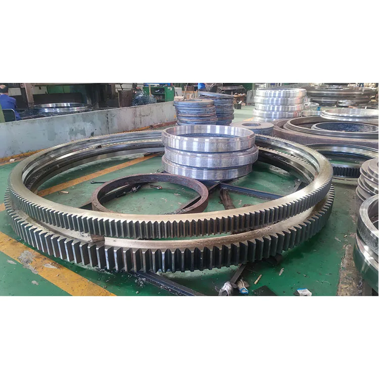 OEM Forging Services Heavy Duty Big Module Rotary Dryer Straight Tooth Alloy Carbon Steel Gear Ring