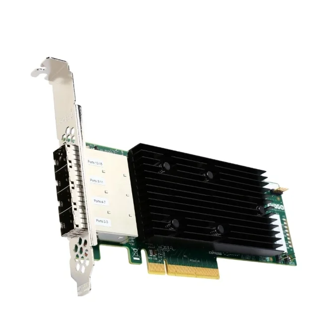 Original Broad-comxx L-S-I-xx SAS 9207-4i4e PCI Express to 6Gb/s Serial Attached SCSI (SAS) Host Bus Adapter 9207-4i4e