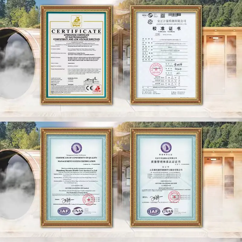 Custom High Quality Infrared Wooden Red Cedar Indoor Sauna 2 People Traditional Dry Steam Sauna Room