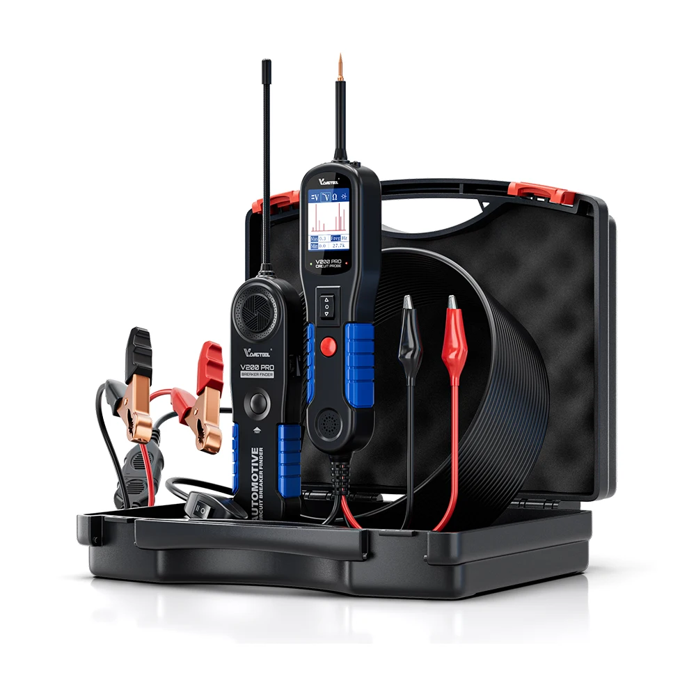 VDIAGTOOL V200 Pro Automotive Power Circuit Probe Tester Breaker Finder Tool 12/24V AC DC Voltage Trailer Relay Fuse Test