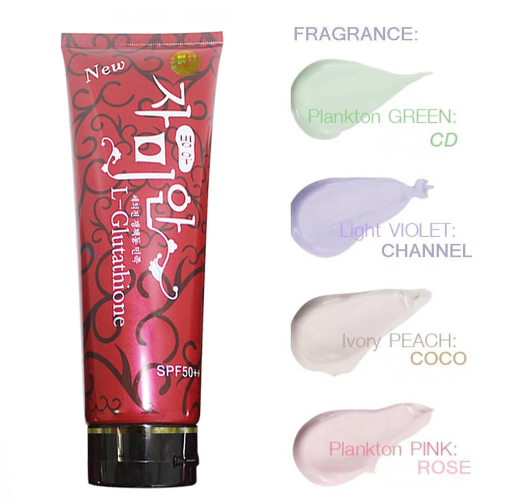 Body Face 300G Korea Brand Effective L-Glutathione With Red Pomegranate Spf 50 Skin Whitening Cream Sunscreen Lotion Sunblock