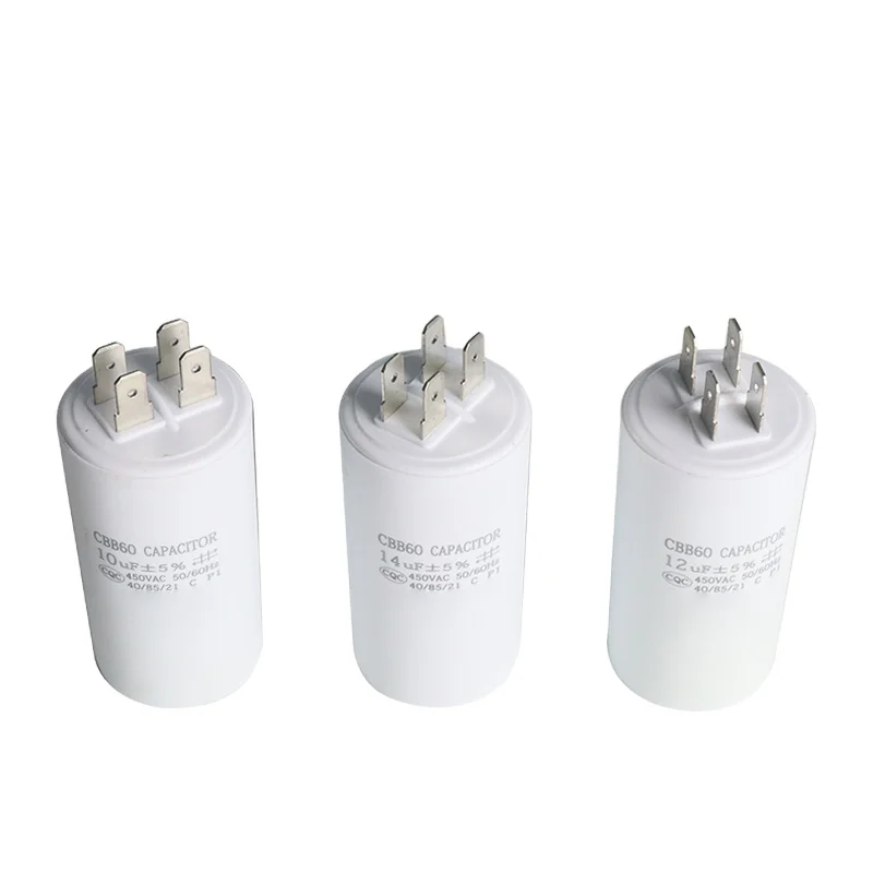 High Insulation Resistance Round Motor Dual Run CBB60 Capacitor
