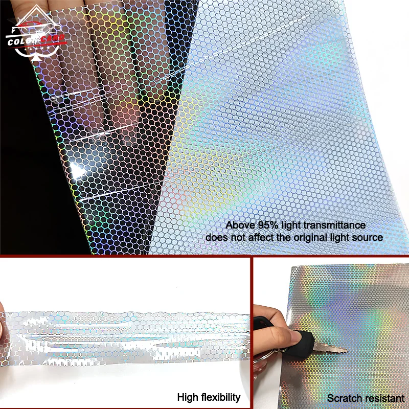 Laser Purple Mutil Colors Car Decoration Chameleon Headlight Tint Car Lamp Film