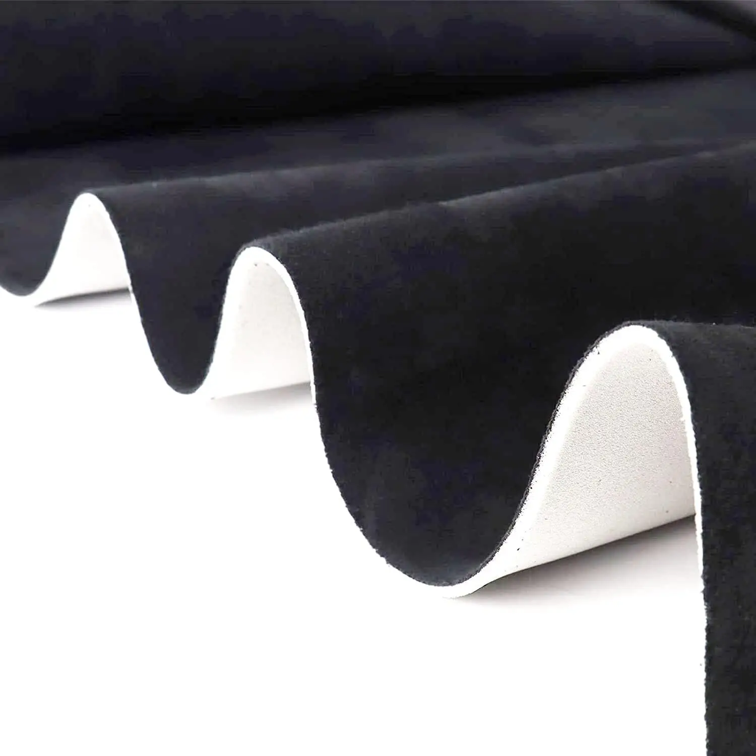 self adhesive suede fabric wrap film PVC high soft 15M micro fabric car interior wrapping vinyl film with foam