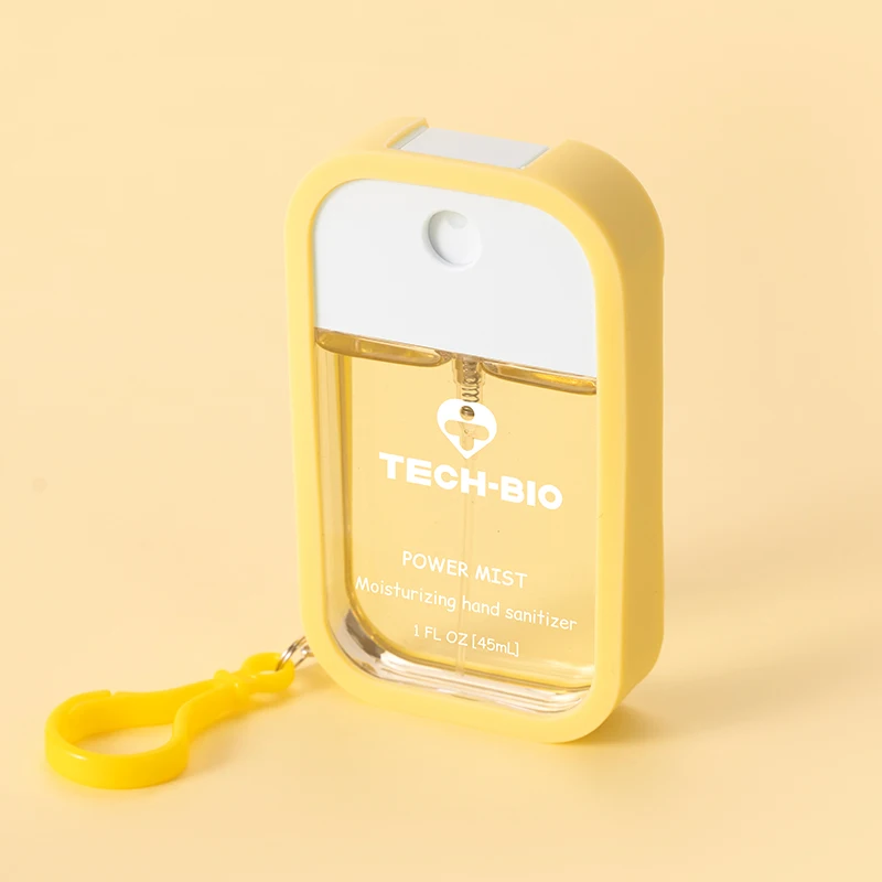 Hand sanitize 45ml credit card pocket perfume 75% alcohol spray for perfume usage fruit scents