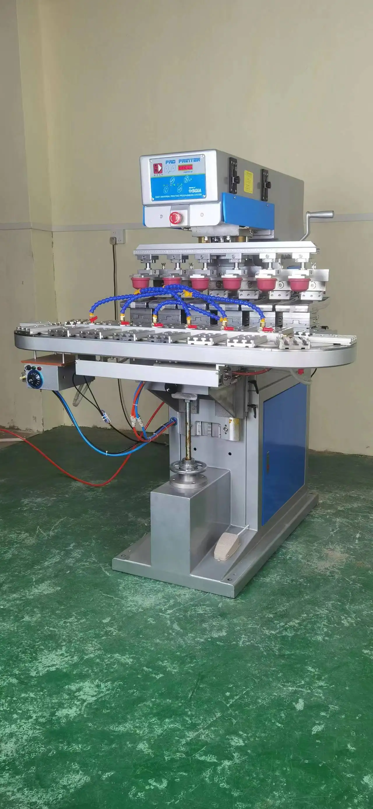 Classic 6 Color Pad Printer China Label Printing Machine for Small Business Label Printer