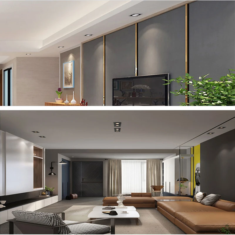 Recessed Dimmable Led Downlight mr16 Die-Casting Alu 5w Led Spot Light Front Replace Bulb Cob  Down Light