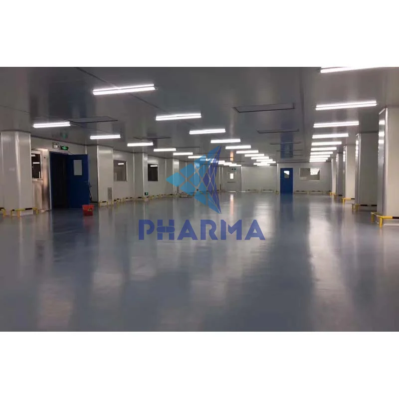 GMP Laboratory Workshop Class 1000 Industrial Production Stainless Steel clean room without dust for food processing