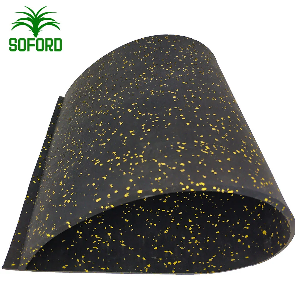 Durable EPDM Gym Rubber Mat Flooring Roll for Gymnastics Factory Price Protective Rubber Mat for Fitness and Gym