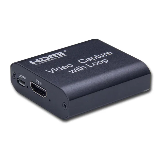 USB Video Capture Card HD to USB 1080 P with HDMI Loop Output