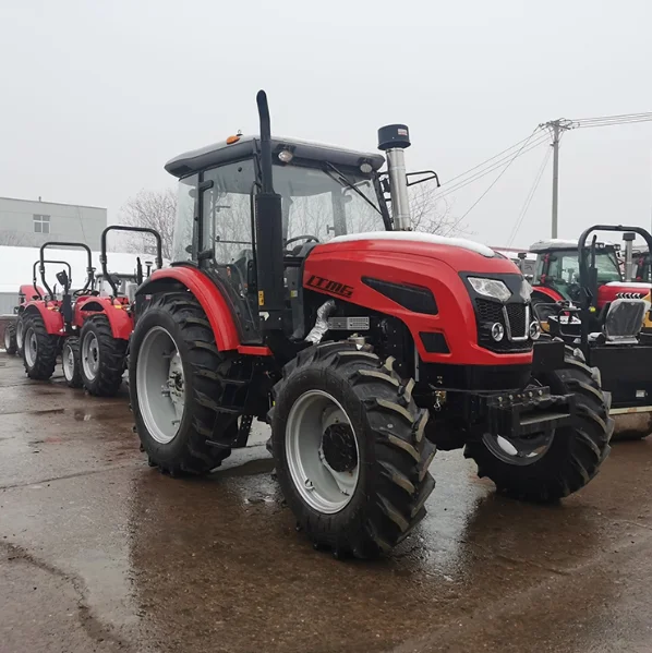 LUTONG Small Farming Tractor 60HP LTB604 4x4 Wheel Tractor with Enclosed Cabin Popular in America