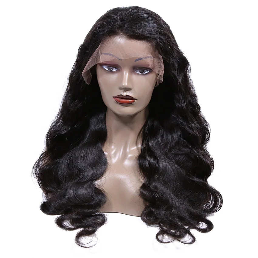 FBS 100% Virgin Human Hair Vendors for Curly Transparent HD Full Lace Body Wave Closure Wig