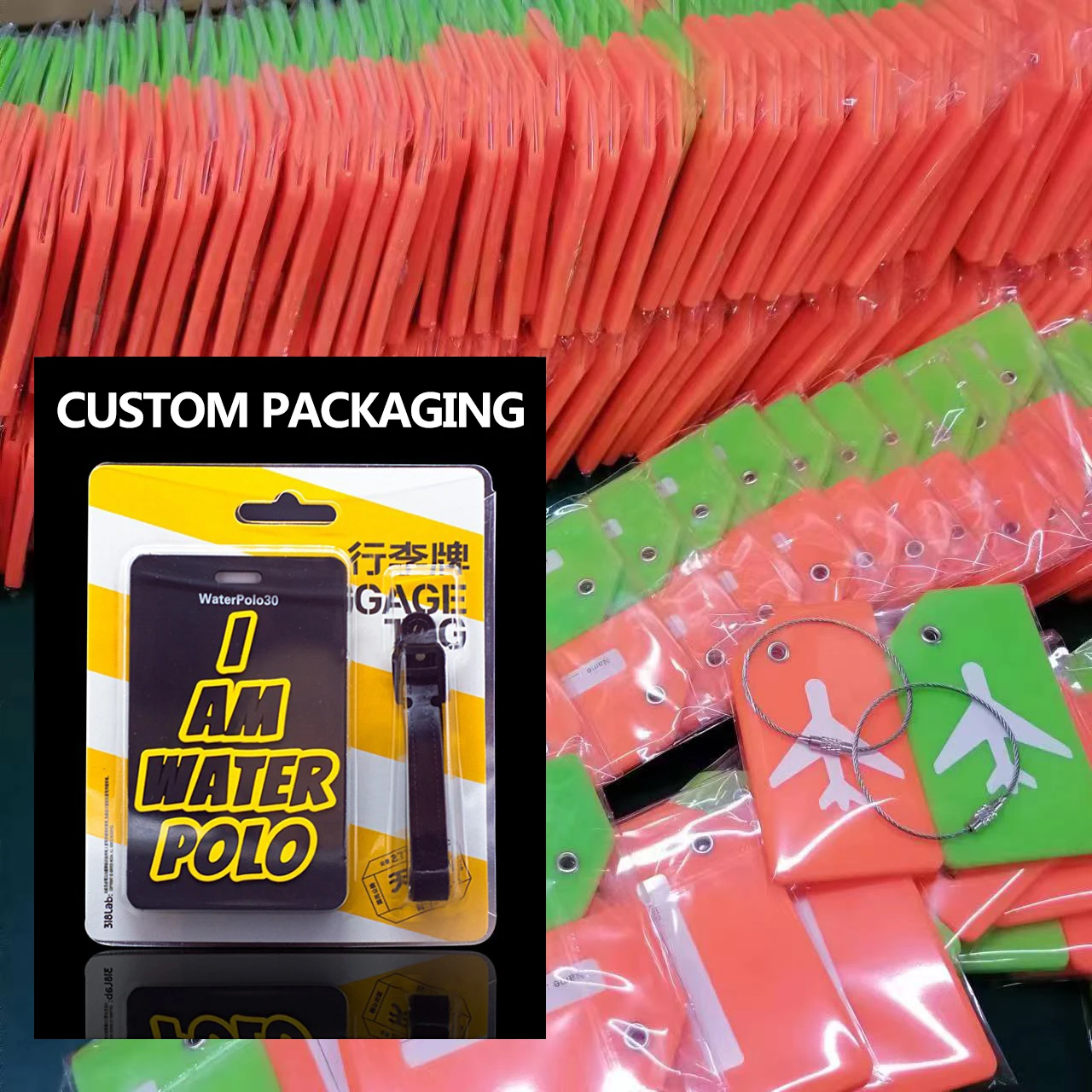 Custom Logo Silicon Suitcase Travel Tag Suitcase Pvc Luggage Tags