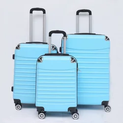 american travel luggage and bag rose gold luggage trolley suitcase set