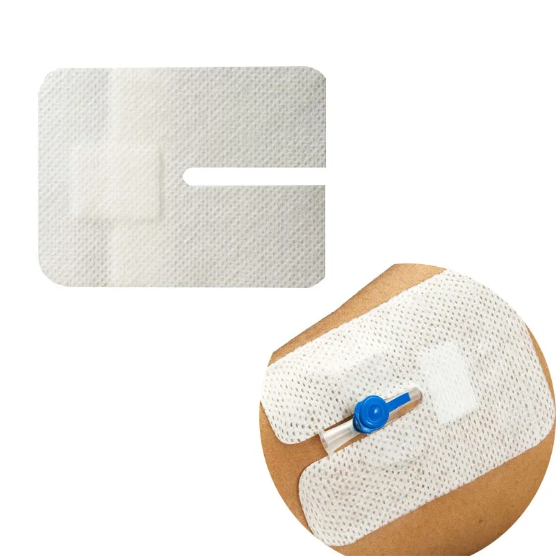 Medical Iv Fixation Transparent Dressing Suppliers Iv Dressing With Notch Non Woven Catheter Protection Dressing