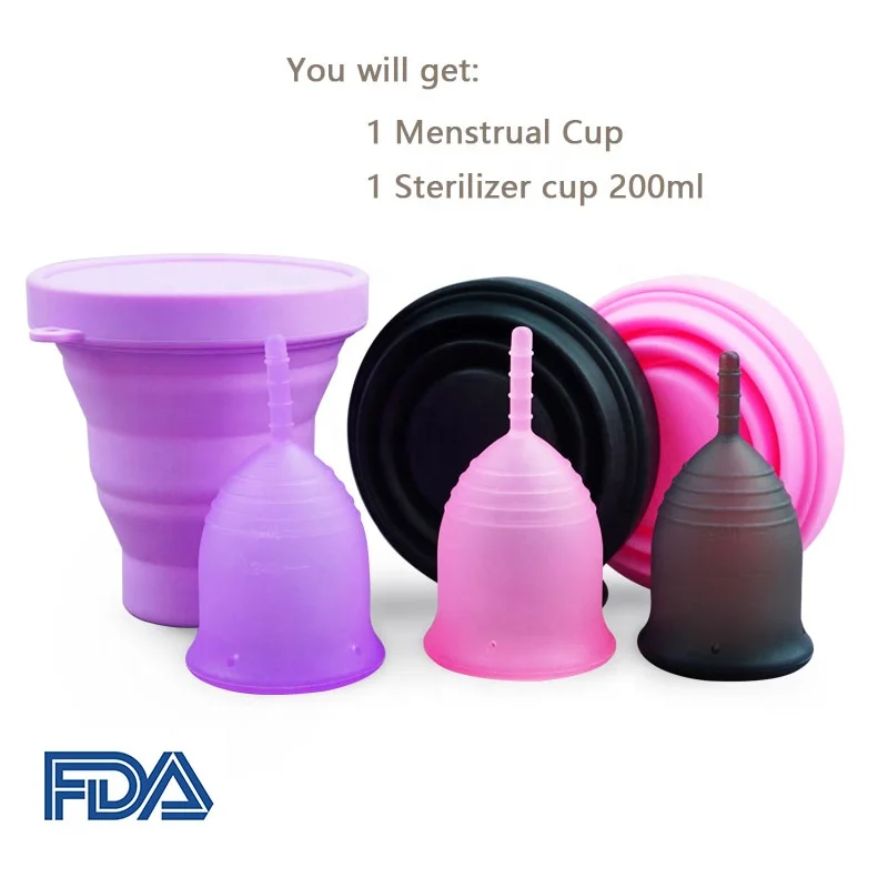 Оптовая продажа, набор менструальных чашек, менструальные чаши