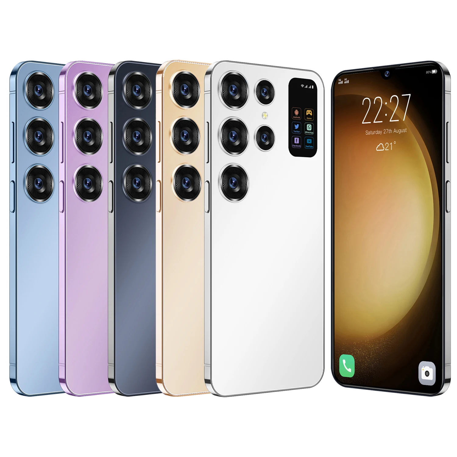 High Quality S24 5G Smartphone Large 16GB+1TB Memory 2K Resolution Gaming Phone featuring 65W Quick Charge 108MP Rear Discounted