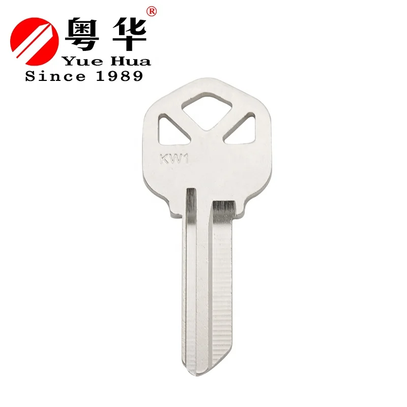 Wholesale Not Deformed Brass Blank Key Custom Logo Kw1 Brass Door Key Blank For Locksmiths