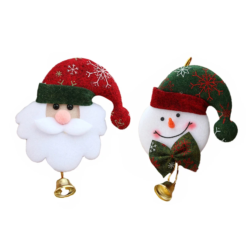 Оптовая продажа от производителя новый Рождественский колокольчик подвеска Санта-Клауса лося снеговика украшения маленький кукла игрушки