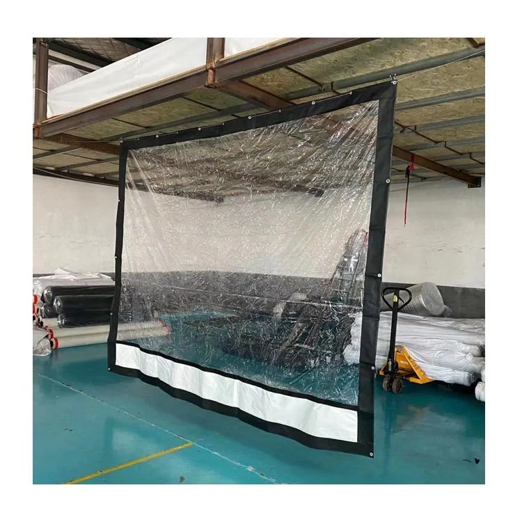 Наружные водонепроницаемые прозрачные Занавески Из ПВХ/ТПУ для внутреннего дворика и Мойки автомобиля, прозрачные промышленные пластиковые занавески
