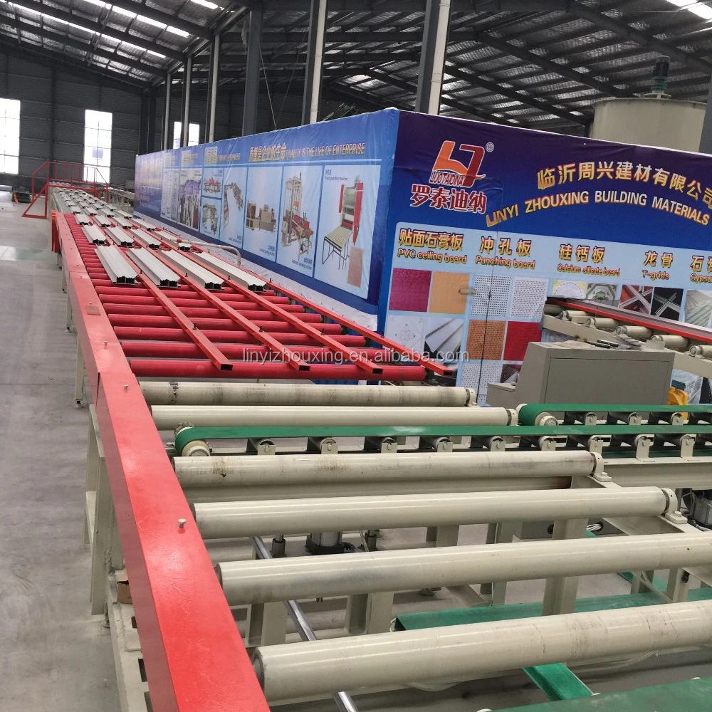 Automatic customized gypsum cornice equipment assembly line production