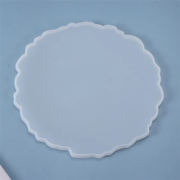 Y5337 Diy epoxy resin circle dish plate mold round tray mold