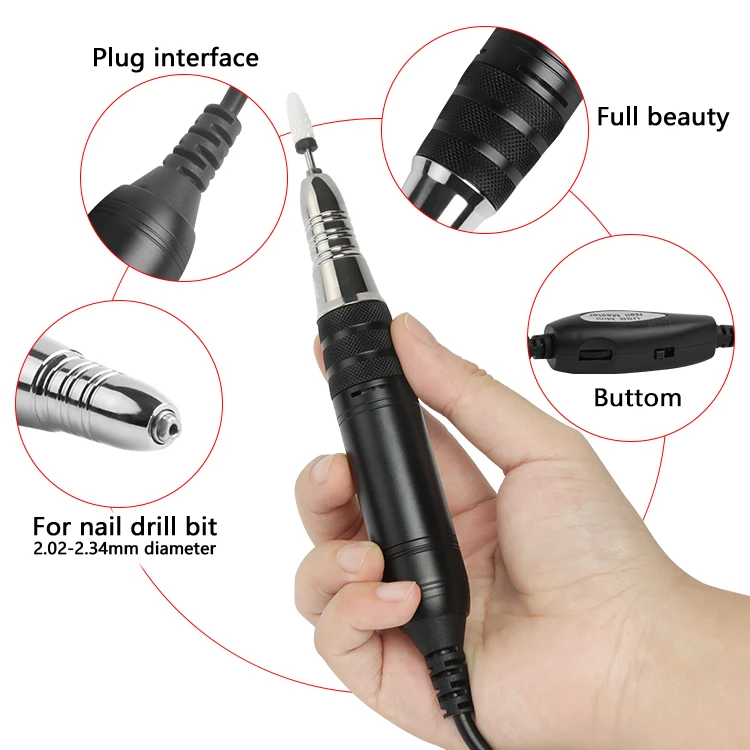 Jimdoa hot sale 12w pen shape electric nail drill pen professional portable nail art machine for nail slaon