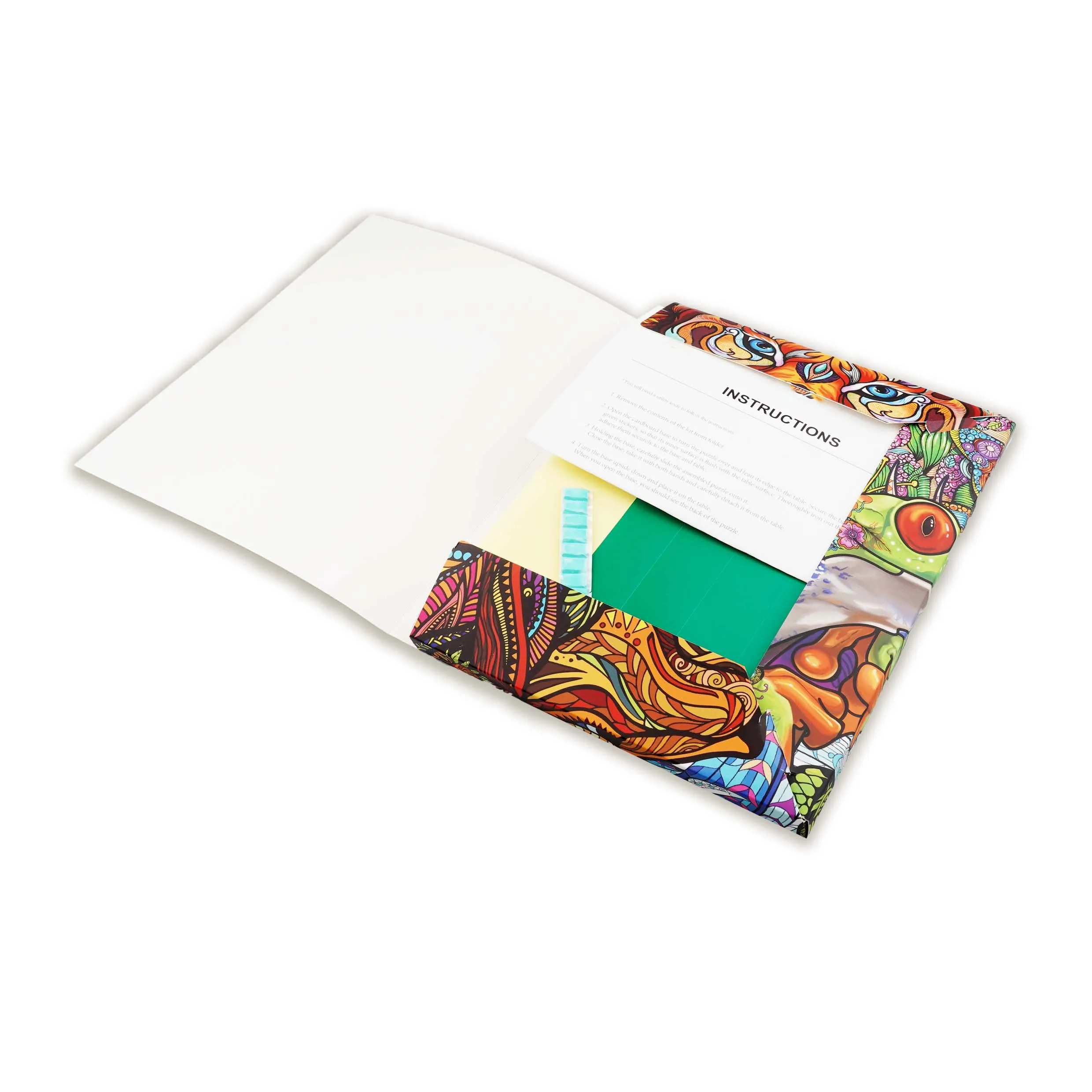 Wooden MOUNTING PUZZLES install SET puzzle sticker