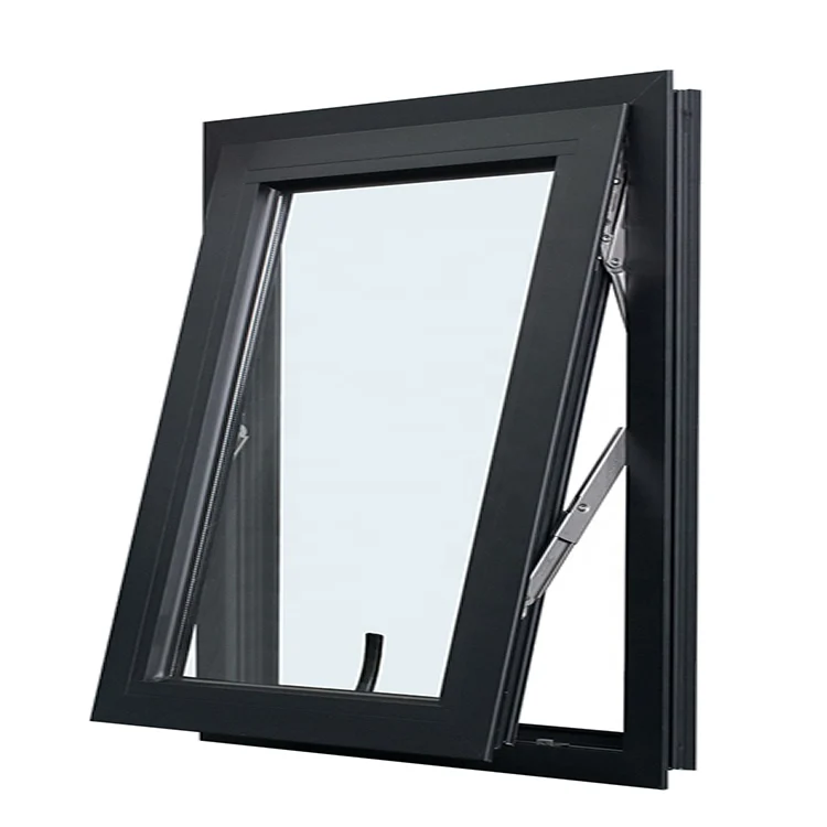 Florida High Quality Hurricane Approved Awning Window Tempered Glass Skylight Window Aluminum Awning Windows