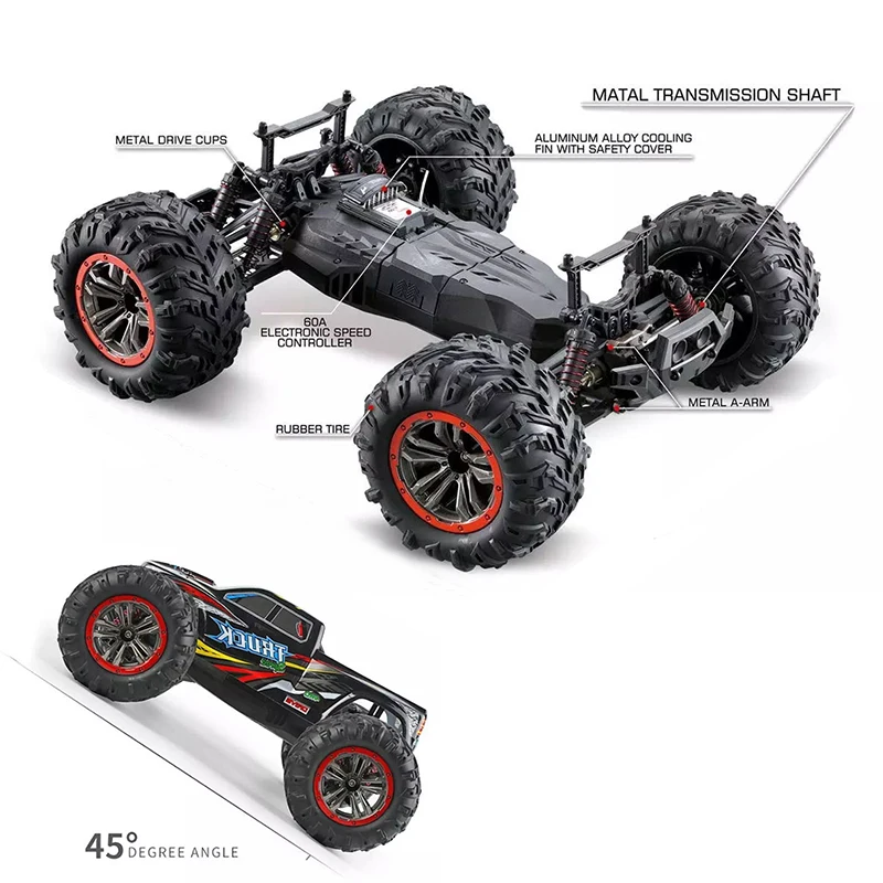 Big scale electric car adult high speed rc monster truck