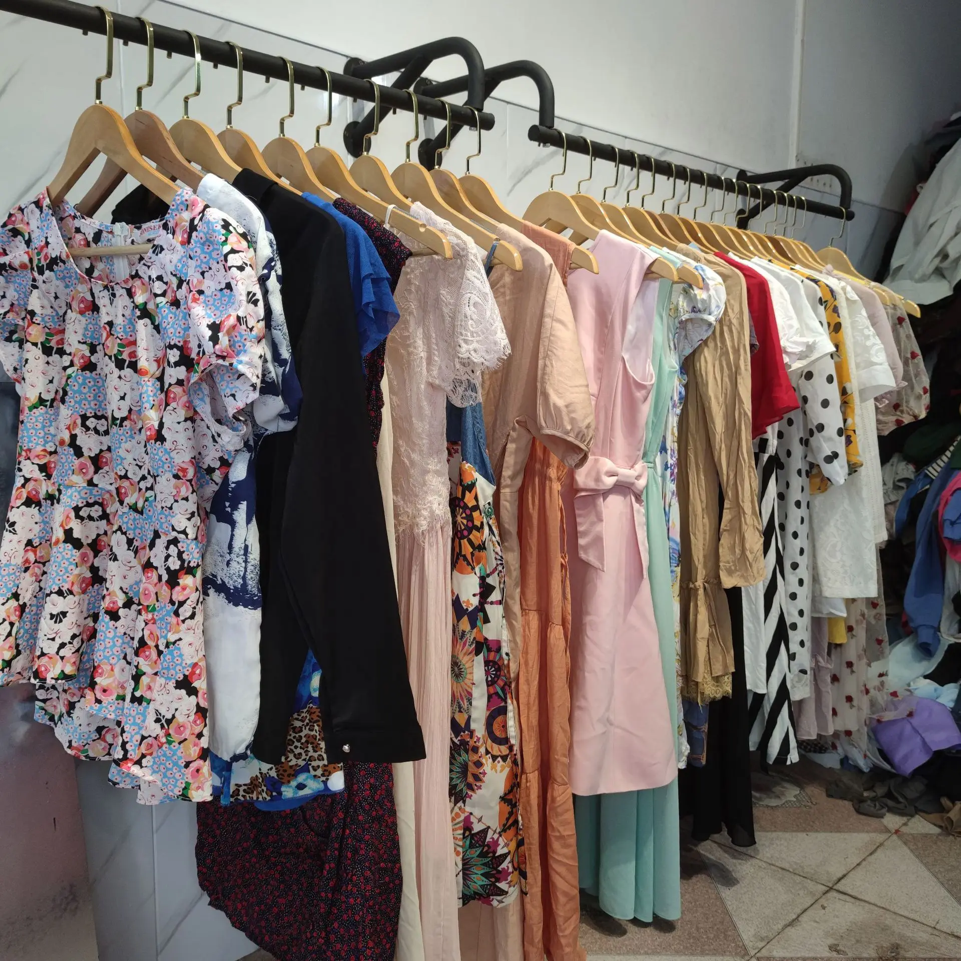 Hot Sale vip used designers clothes usa bales Premium Bea Cqs Bales Women Dresses Mixed