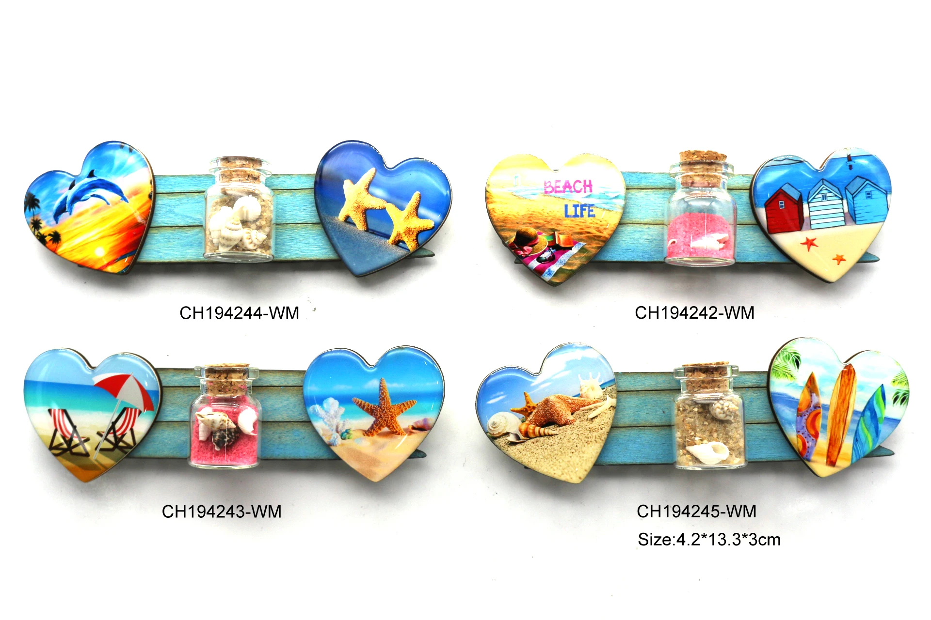 New design  tourist souvenir magnet beach style  dolphin turtle animal  fridge magnet