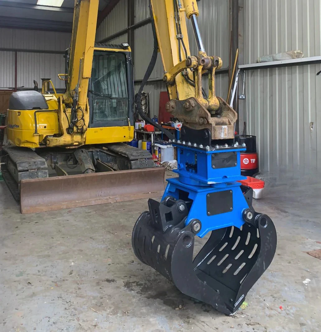 HOMIE Hydraulic Separator Clamp,Rotary Sorting Clamp for 2ton to 30ton Excavator