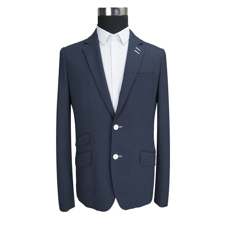 Hot Selling Fashion Men Casual Blazer Formal Knit Suits For Office