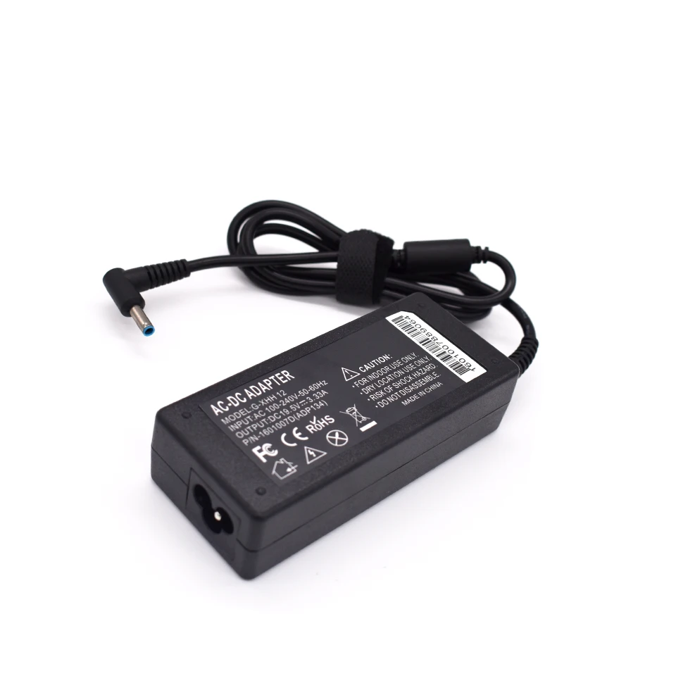 GCM For Hp Laptop Ac Replacement Adapter Charger Power Cord 65w 19.5v 3.33a 4.5 3.0mm