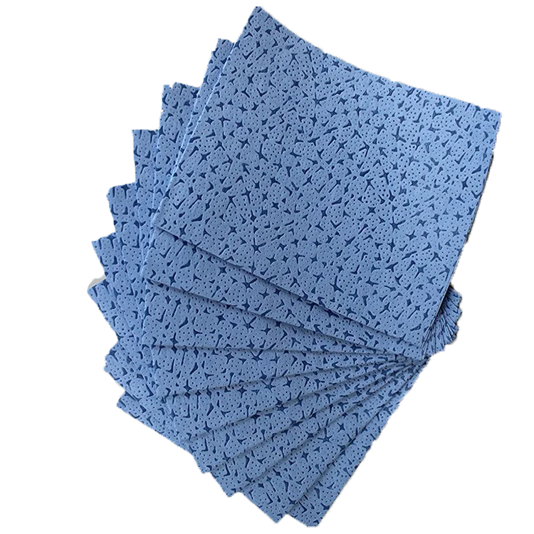 Meltblown Nonwoven Oil Absorbing Wipes Microfiber Printhead  Cloth Roll Industrial Cleaning Wipes