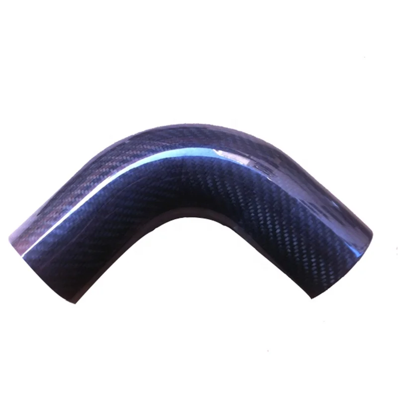 High Strength Air Intake Tube 90 Degree Intake Hoses Carbon Fiber Intake Elbow Bent Tube Pipe
